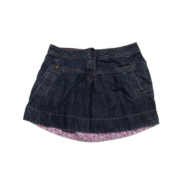 Vintage Y2K‎ volcom Mini Skirt size 7 - Picture 1 of 12